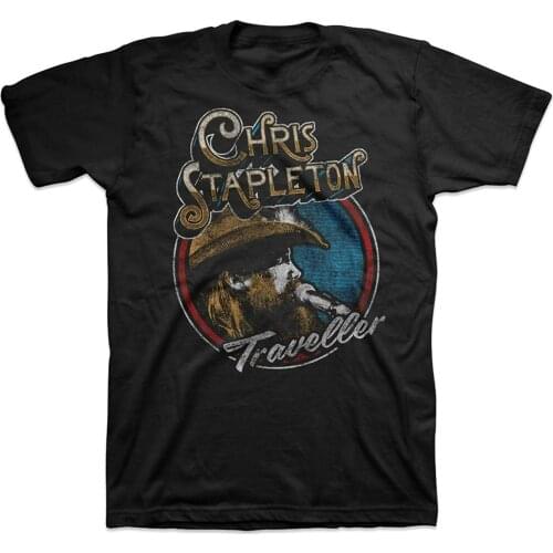 Retro Chris Stapleton Traveller T-Shirt. Summer Cotton O-Neck Short Sleeve Mens T Shirt New Size S-3XL