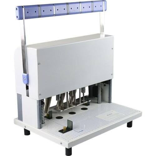 Three-Hole Electric Hollow Drill Punching Machine Automatic Heavy-Duty Punching Machine Grid Positioning Punching XD-KS40 220v