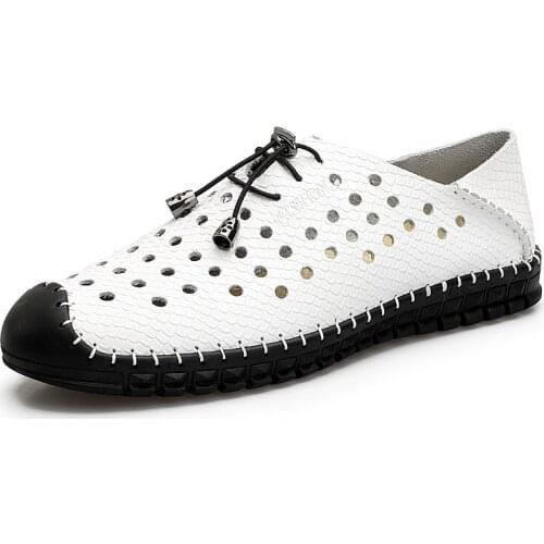 Comfortable Summer Breathable Leather Outdoor Indoor Office Beach Men Sandal