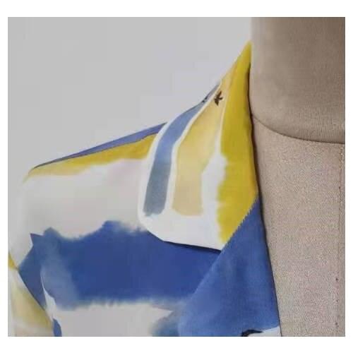 Animal Print Blouse Womens Silk Long Sleeve Turn-down Collar Loose Ladies New 2021 Early Autumn Single Breasted Shirts