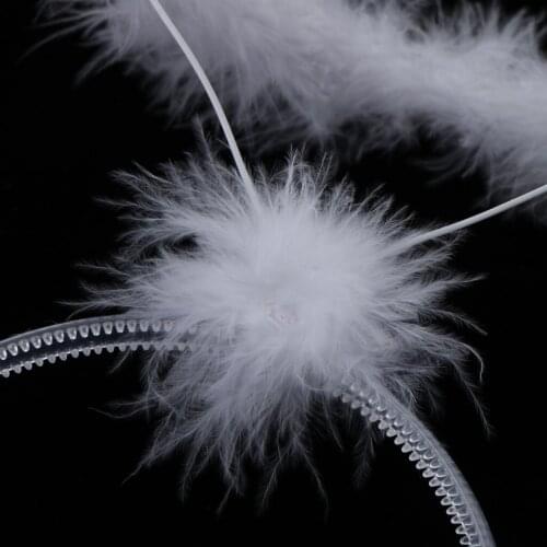 Woman Dress Festival Party Headdress Feather Headpiece Kid Girl Hairband