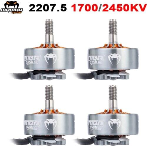 1/2/4PCS NEW MAMBA TOKA MB2207.5 2207.5 1700/2450KV 4-6S Motor 5inch-6inch Props High Speed for RC FPV Racing Drone Quadcopter