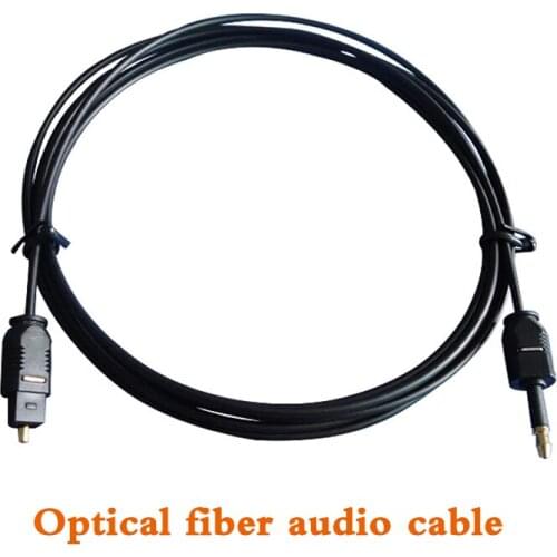 1-3 M Optical fiber Audio Cable Digital Audio Fiber Optical Square Plug to 3.5mm Mini Round Plug SPDIF Jumper Audio Connector