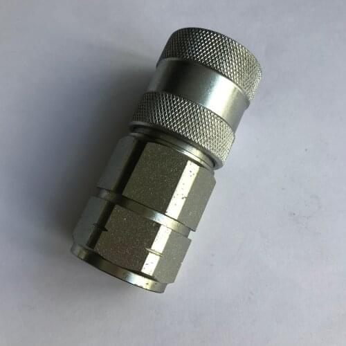 1/4" 3/8" 1/2" 3/4" BSP or NPT Thread female steel Flat Face Type Hydraulic Quick Coupling