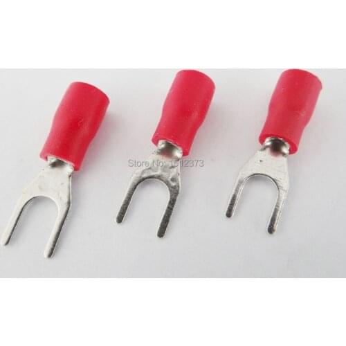 100PCS/lot pre-insulating terminal SV1.25-6 22-18AWG(0.5-1.5 square meter) wire connector