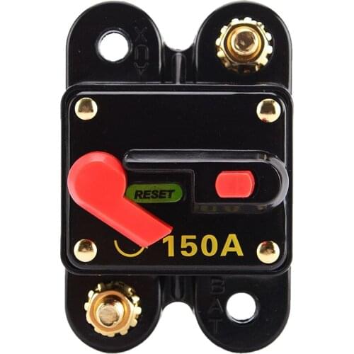 150 Amp Waterproof Reset Circuit Breaker Kill Switch for Automobile Electrical System Protection