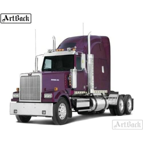 Diamond painting truck full square drill3d diamond embroidery crafts 3d mosaic home decoration car painting