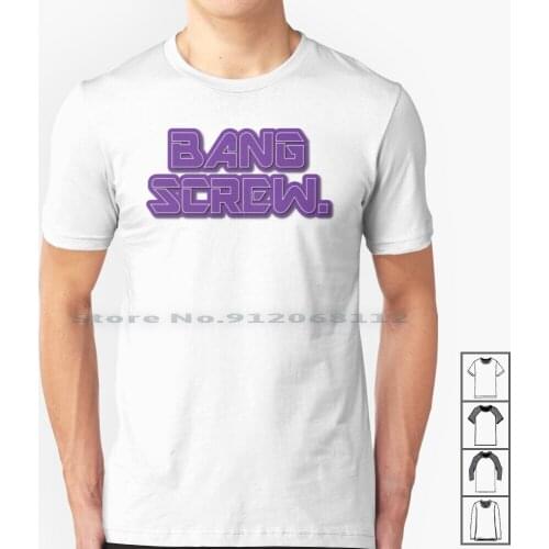 Bang Screw 2 T Shirt 100% Cotton Houston Screw Screwston Texas Dj Screw Suc Screwed Up Click James Harden Texans Rockets Astros
