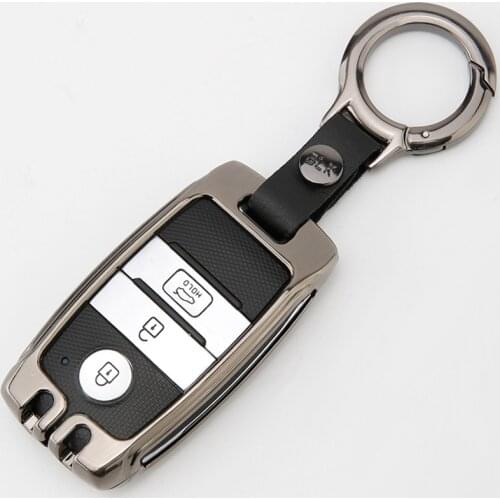 Zinc alloy Car Remote Key Case Cover For Kia Rio K2 Sportage 2018 2019 K3 K4 K5 Optima Ceed Sorento Cerato Car styling