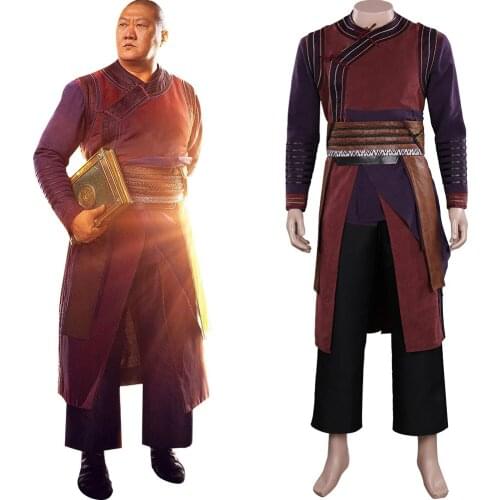 Dr Strange Wong Cosplay Costume Outfits Uniform Halloween Carnival Suit