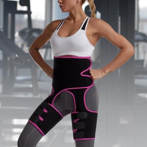 Elastic Band Thigh Trainer Butt Lifter High Waist Enhancer Trimmer Sweat Shapewear Slimming Leg Body Shaper for Women