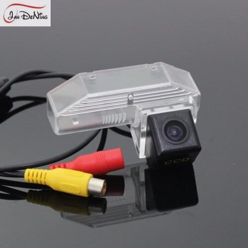 JanDeNing HD CCD Car Rear View Parking/Backup Reverse Camera/ License Plate Light OEM For Mazda6 Ruiyi 2008-2009