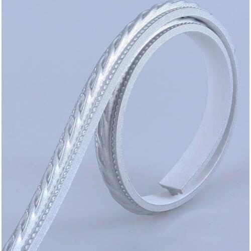 Ribbon Panel Moulding Rope Trim Home TV Backgrounds Door Frames PVC Flexible Mirror Frame Panel Moulding For Decor Living Room