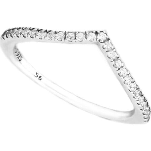 Shimmering Wish Rings 100% Authentic 925 Sterling-Silver-Jewelry Free Shipping