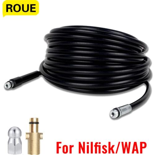 6m 10m 15m 20 meters x 2320psi/ 160bar Sewer Drain Water Cleaning Hose for Nilfisk, Gerni, Stihle High Pressure Washer