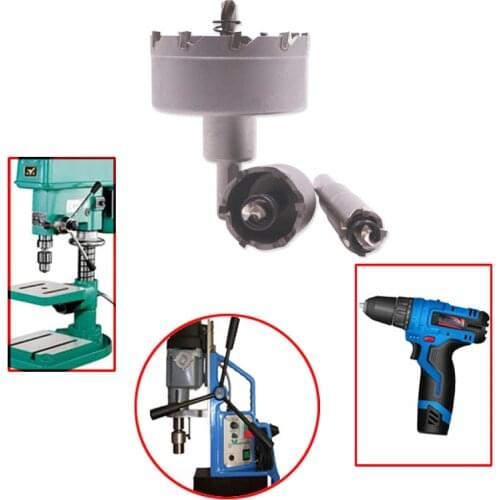 TCT Carbide Alloy Material HSS Drills Bit Hole Saw Set for Stainless Steel Cast Iron Panel Metal Alloy cutting tools 16-120mm