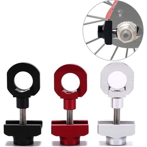 New Bicycle Chain Adjuster Tensioner Fastener Aluminum Alloy Bolt For BMX Bike Single speed Bicycle Bolt Screw