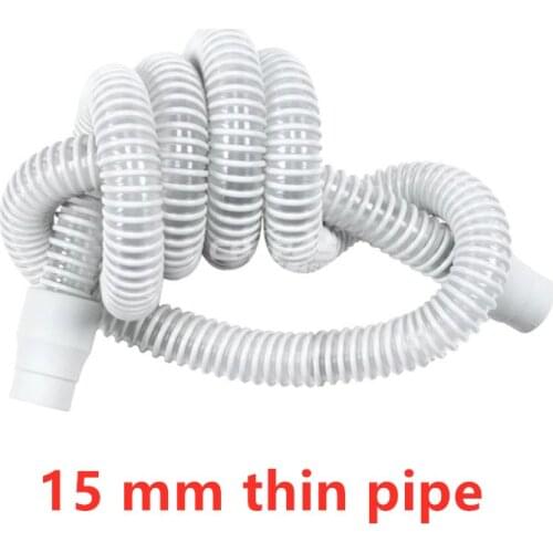 15mm Respironics Original Universal Diameter CPAP Hose with Standard 22mm Rubber End Slim Tubing Hose180cm - 72" - 6 Foot