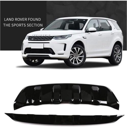 New High Quality ABS Bright Black Car Front Rear Bumper Protector Guard Plate Fits For Land Rover Discovery Sport 2020 2021 2022