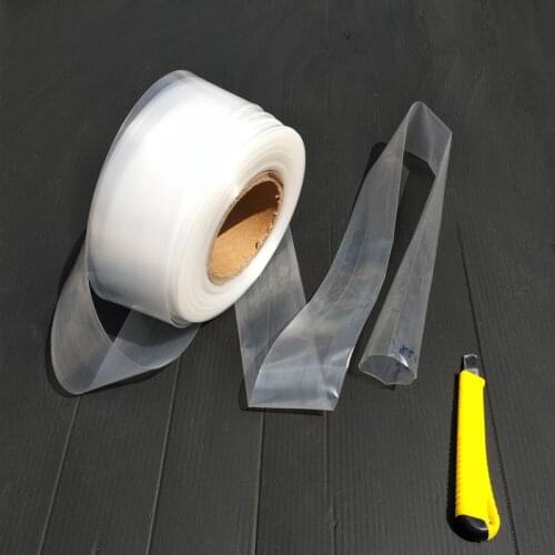 PE Sliver Tubular Long Slender Bag Roll Film Transparent Plastic Mailing Packaging Carpet Hardware Pipe Toy Wallpaper Yoga Mat