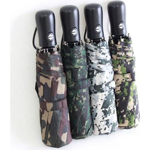 Folding umbrella for men and women portable high-grade digital camouflage automatic opening and closing umbrella 30% off