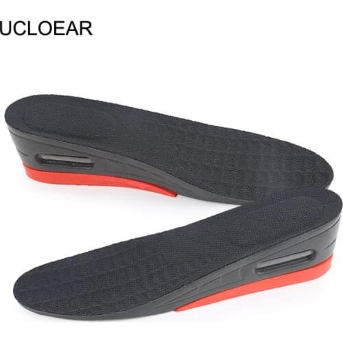 UCLOEAR PU Height Increase Insole Cushion Height Lift Adjustable Cut Shoe Heel Insert Taller Women Men Unisex Foot Pads