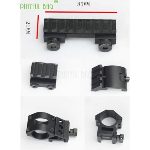 Outdoor Sports 45 Degree Rail Inclined Head Guide Bracket Water Bullet Gun Modification Jinming 9th Generation Black Cattle ttma