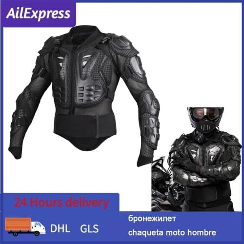 Motorcycle Jackets Full Body Protection BLACK RED ARMOR Turtle Moto Jackets Men Motorcycle Gear Motocross Clothing