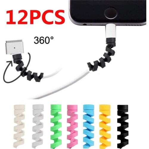 Charging Cable Protector For Phone Cable holder Ties cable winder Clip For Mouse USB Charger Cord cable organizer management