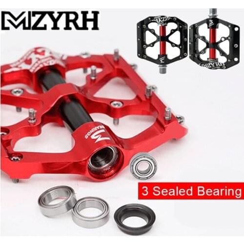 2Pcs pedales mtb 3 Sealed Bearing Pedales bicicleta MTB Road Flat Bike Pedal Wide Platform Universal Ultralight Bicycle Parts