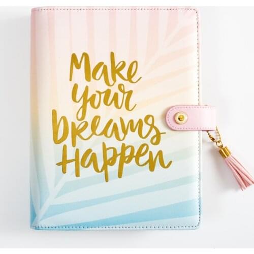 2020 Lovedoki Dokibook Notebook weekly planner diary A5 A6 flowers Golden sentence 6 ring binder kawaii agendas Free shipping