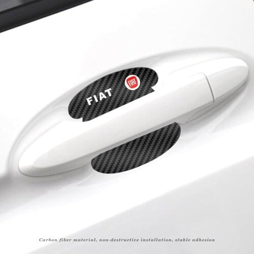 4pcs Universal Invisible Car Door Handle Scratches Automobile Shakes Protection Films For Fiat 500 FR Punto Tipo Abarth Palio