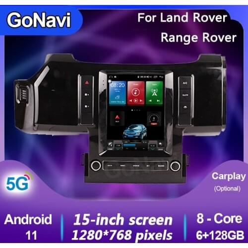 GoNavi Android car radio audio intelligent Central Multimedia receiver screen system for For Land Rover Range Rover 2014-2017