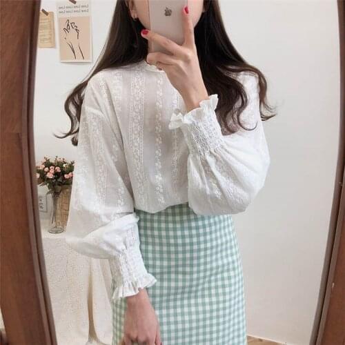 BGTEEVER Blouses With Embroidery