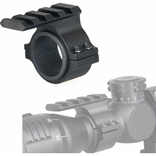 PPT Tactial 25.4mm 30mm Scope Ring Barrel Flashlight Mount Adapter with 20mm weaver Picatinny Rail For Hunting gs22-0243