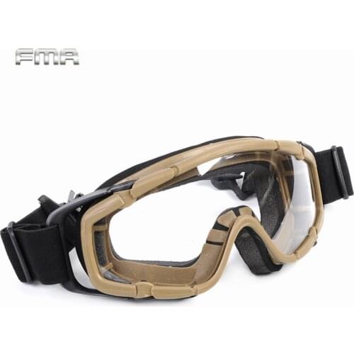 FMA Tactical Airsoft Goggles Ballistic Glasses Military 2pcs of Lens for Helmet Eyewear Paintball Eye Protection Oculos Military