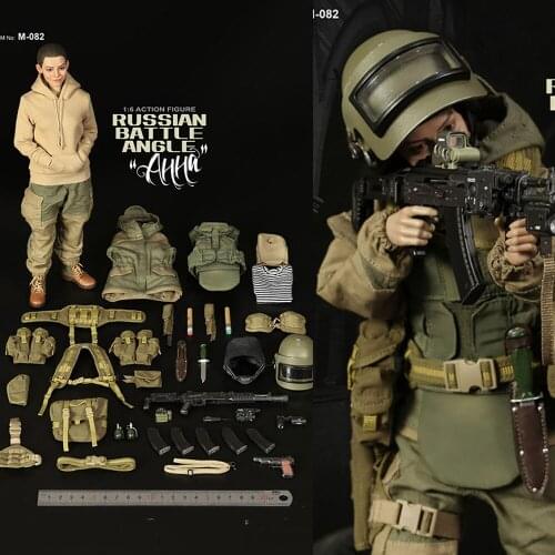 Collectible 1/6 Scale 12'' Female Soldier Russian Battle Angel Anna Action Figure Model for Fans Holiday Gifts