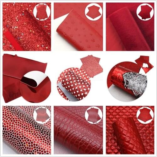 David accessories 20*33cm Glitter Faux Synthetic Leather Fabric,DIY Sewing Garment Hair bow Bags Shoes Crafts,1Yc5662