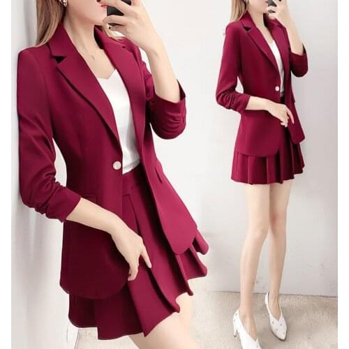 Женские деловые юбочные костюмы NODELAY China At AliExpress