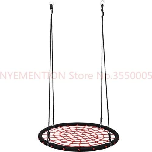 New Outdoor Comfort Durability Hanging Chair Large Hammock Chair Net Round Swing Kit 1pcs