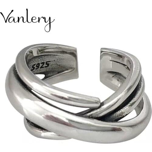 New Trendy Personality Punk Chains Rings For Women Lady Resizable Size Rings Party Jewelry Charm Gifts