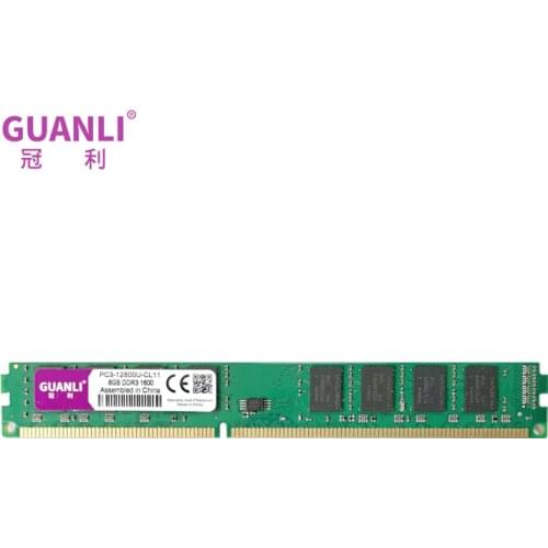 GUANLI DDR3 8GB 4GB 2GB PC3 1333 1600 1333MHZ 1600MHZ 12800 2G 4G 8G PC Memory RAM Memoria Module Computer Des
