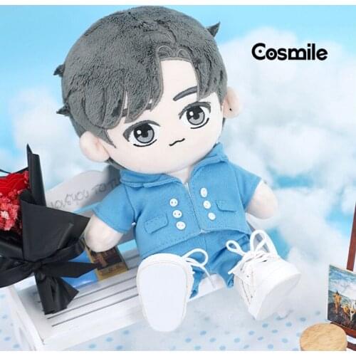Cosmile Zhai Xiaowen Idol Star 20cm Plush doll toy stuffed with Clothes Costume Cosplay Official limit Cos fashion Gift C