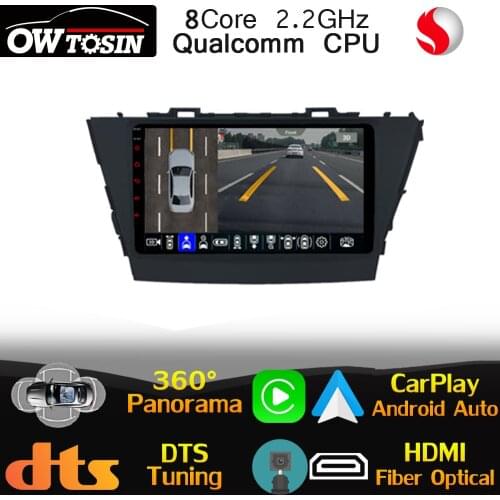 Qualcomm CPU Android Car Multimedia Player For Toyota Prius Plus V Alpha 2011-2021 Car GPS Radio 360 Camera Auto Head Unit WiFi