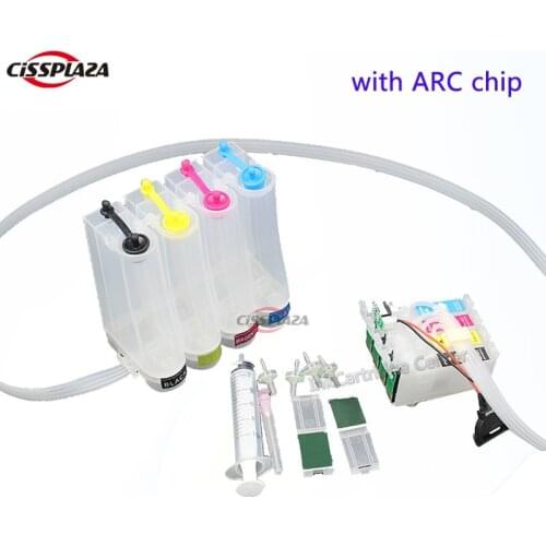CISSPLAZA T1971 Ink System CISS CIS compatible for epson WF-2532 XP-201 XP-211 XP-401 XP411 XP-204 XP-214 XP-101 XP-104 WF-2531