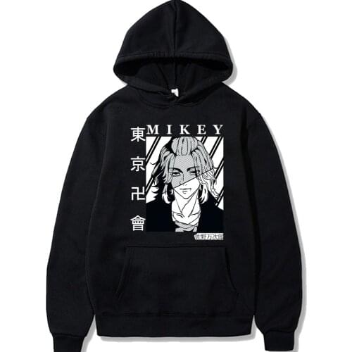 Mikey Hoodies Men Women Anime Print Casual Tokyo Revengers Hoody