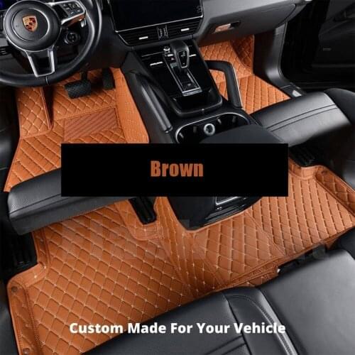 WLMWL Custom leather car mat for Hyundai All Models solaris tucson 2016 sonata ix25 i30 automobile carpet cover 99% car model