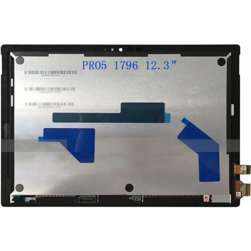 12.3" LCD For Microsoft Surface Pro 5 1796 LP123WQ1 LCD Display Touch Screen glass Digitizer Assembly Replacement