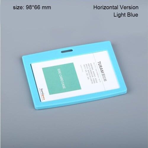 1pcs 86*54mm Id Card Case Large Capacity Business Card Holder School Company Employee Badge