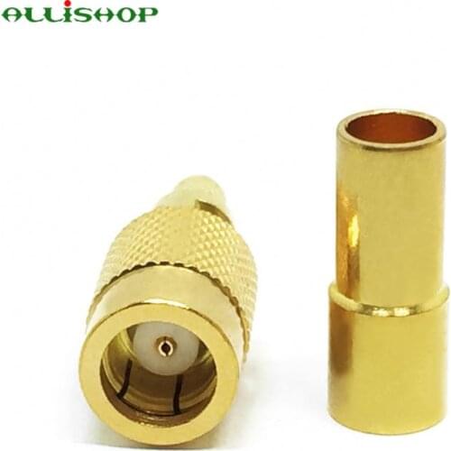 ALLiSHOP 1 pcs RF connector SMB female jack socket CRIMP 75 ohm for HUAWEI BT3002 Cable